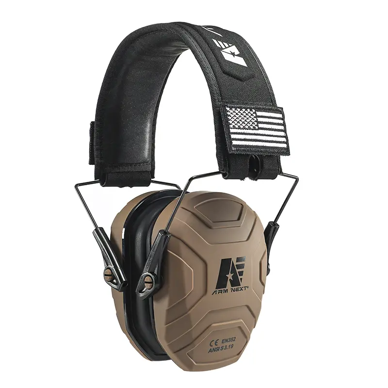 Passive Tactical Ear Muffs for Hunters, Outdoor Hunting Shooting Safety, Sound Amplification, Noise Reduction, Folding Design, Customizable Headband, Detachable Soft Pads, Long Sessions Comfort, Protection & Compliance