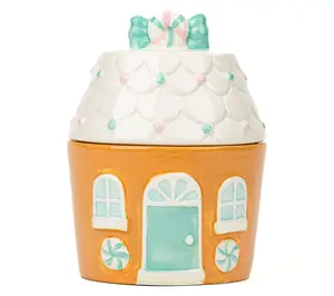 10 Strawberry Street Gingerbread House Cookie Jar