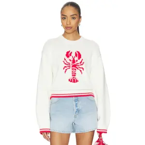 Lovers and Friends Cayden Lobster Sweater in Cream Multi