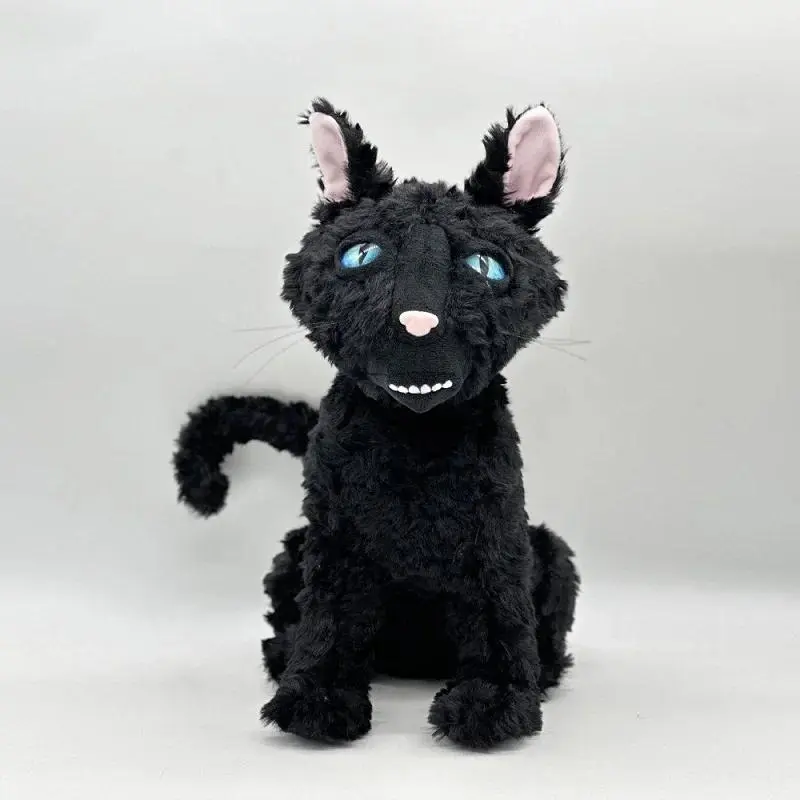 Hot Sale 30cm The New Coraline Of Ansbach Blue-eyed Black Cat Plush Toys For Your Friends At Home