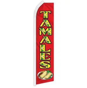 Tamales Super Flag Polyester Large-Size Banner, Outdoor Festive & Party Backdrop for Home Supplies, Outdoor Banners, Standing Banner