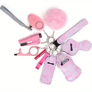 10pcs Safety Full Set, Self Security Set With Personal Alarm, Protective Accessories Gift For Women daily use