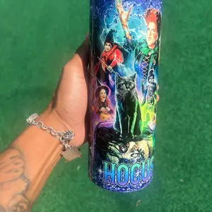Hocus Pocus glow in the dark tumbler