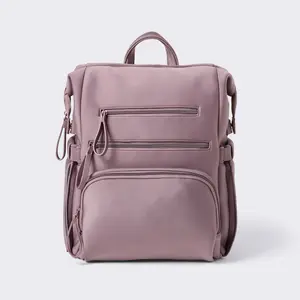 Boxy Diaper Backpack - Mauve - Cloud Island Boxy Diaper Backpack - Mauve - Cloud Island