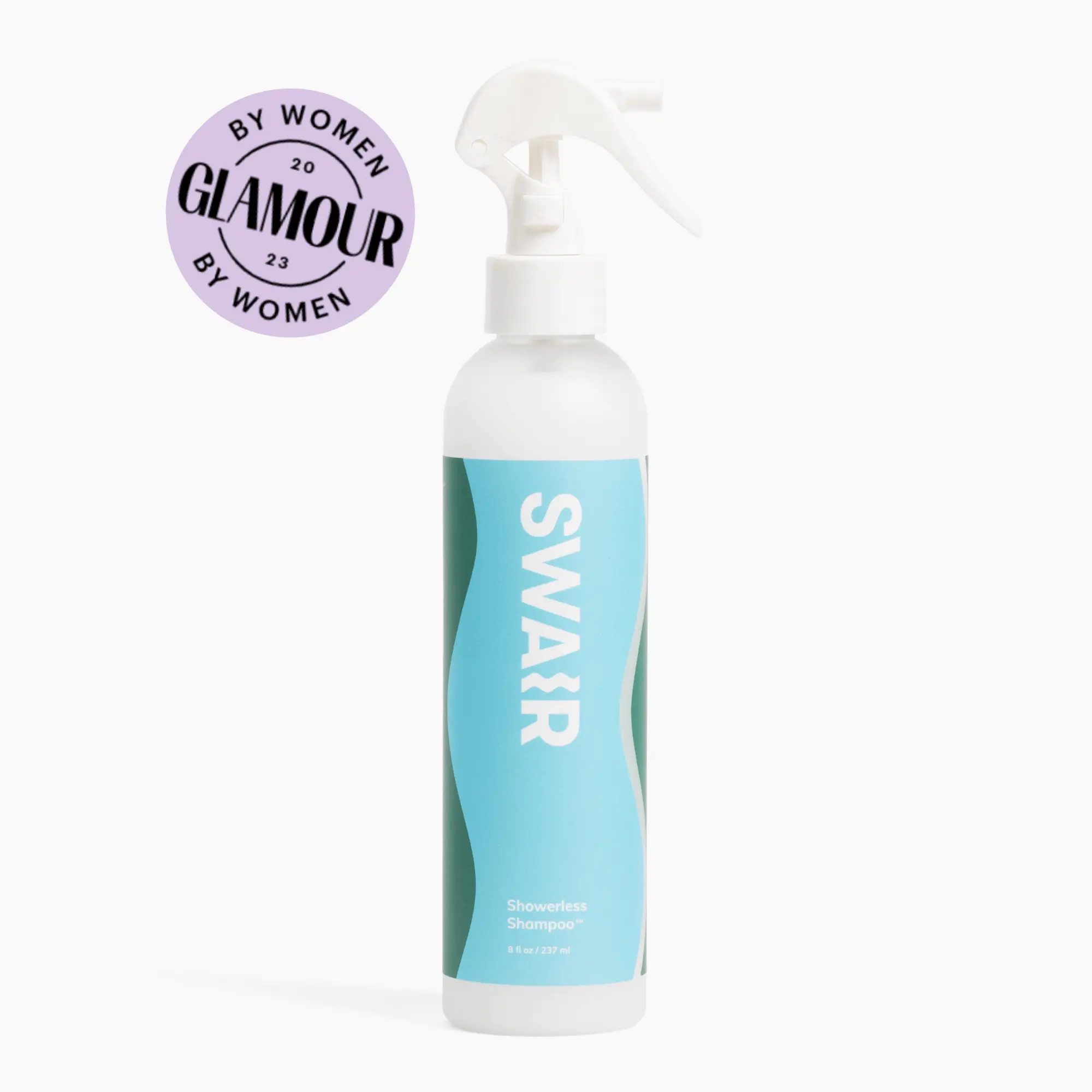 SWAIR Showerless Shampoo 8 oz – Non-Aerosol Dry Shampoo Alternative for Sweaty Hair