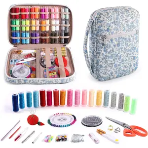 Complete Sewing Kit for Adults, 230 count Cute Sewing Supplies Kit with  , Large Sewing Kit Organizer Case for Beginners,  Travel Sewing Kit  for Women DIY Craft Repair