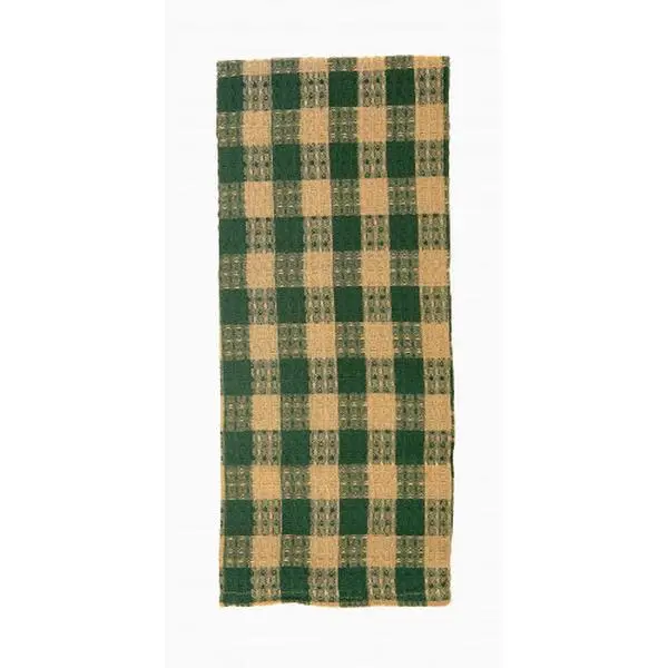 Cleaning Tea Towels, AG-30252S-4 Green Check - Set of 4