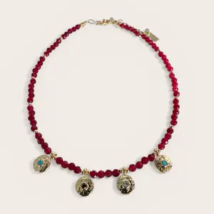 Royal Crystal Charm necklace