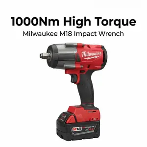 Milwaukee M18 1000Nm Impact Wrench m electric driver car truck repair power tool nut-busting torque chrome sockets and