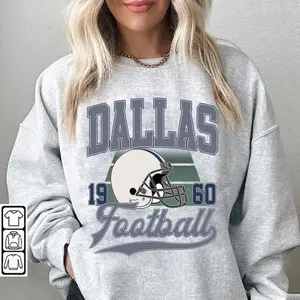 Retro Dallas Football Sweatshirt, Trendy Dallas Football Fan Gift, Dallas Game Day Shirt, Dallas Shirt, Game Day Shirt.