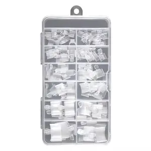 Toenail Tips Half Cover Square Extensions