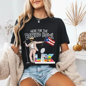 ToolHeaven Graphic Tee BBunny SB LX T Shirt Bad Bunnie 2026 Tee, Benito Bowl Tee, Halftime Football 2026 Concert Crewneck, Latin Music Graphic T-Shirt, Bad Bunnie Merch,