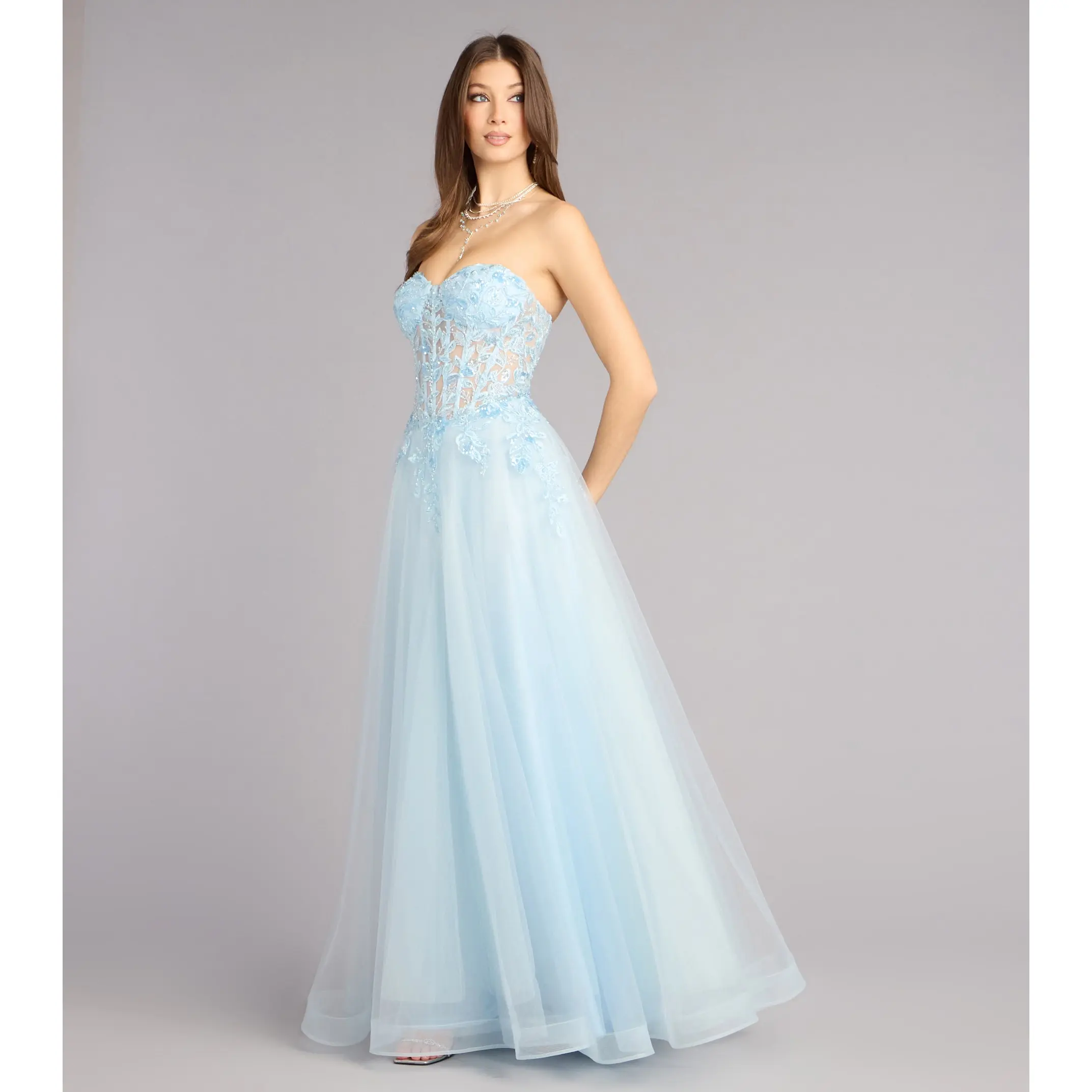 Kennedy Tulle A-Line Ball Gown - TikTok Shop Kennedy Tulle A-Line Ball Gown - TikTok Shop