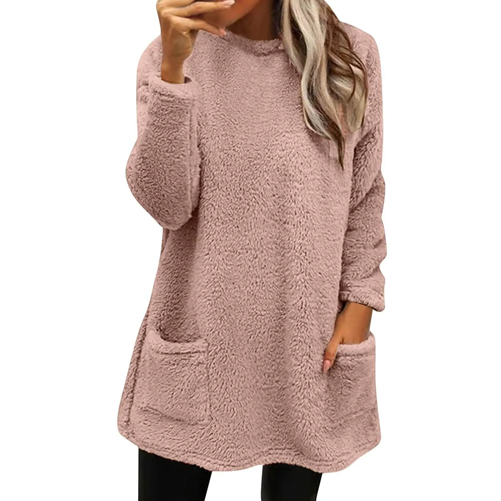 yaoeye my account orders women winter Fleece Sweatshirts sale clearance lighting deals of today prime womens dress sale clearance 2024 Pink