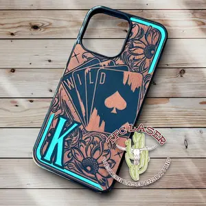 Western Wild Card Initial Phone Case