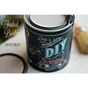 Faded Burlap DIY Paint