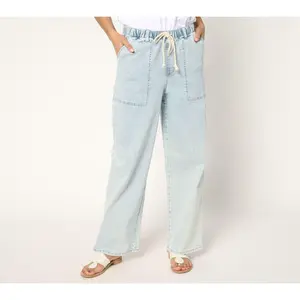 Studio Park x Amy Stran Regular Drawcord Jean- Pebble Wash