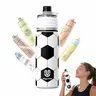 Magcheer Soccer Water Bottle - 20oz Insulated Misting Water Bottles Stainless Steel 3D Textured - Soccer Accessories Gift for Kids Back to School