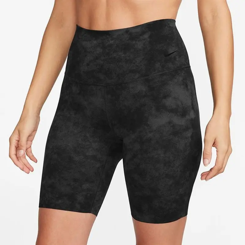 [FN3159-010] WOMENS NIKE ZENVY TIE-DYE HIGH WAIST 8" BIKER SHORTS TIGHTS