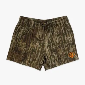 Realtree Camo Baseball Lifestyle 101 Mesh Shorts, 5" Premium Athletic Shorts Breathable Summer Activewear Menswear Mesh Pockets Gym Day Casual
