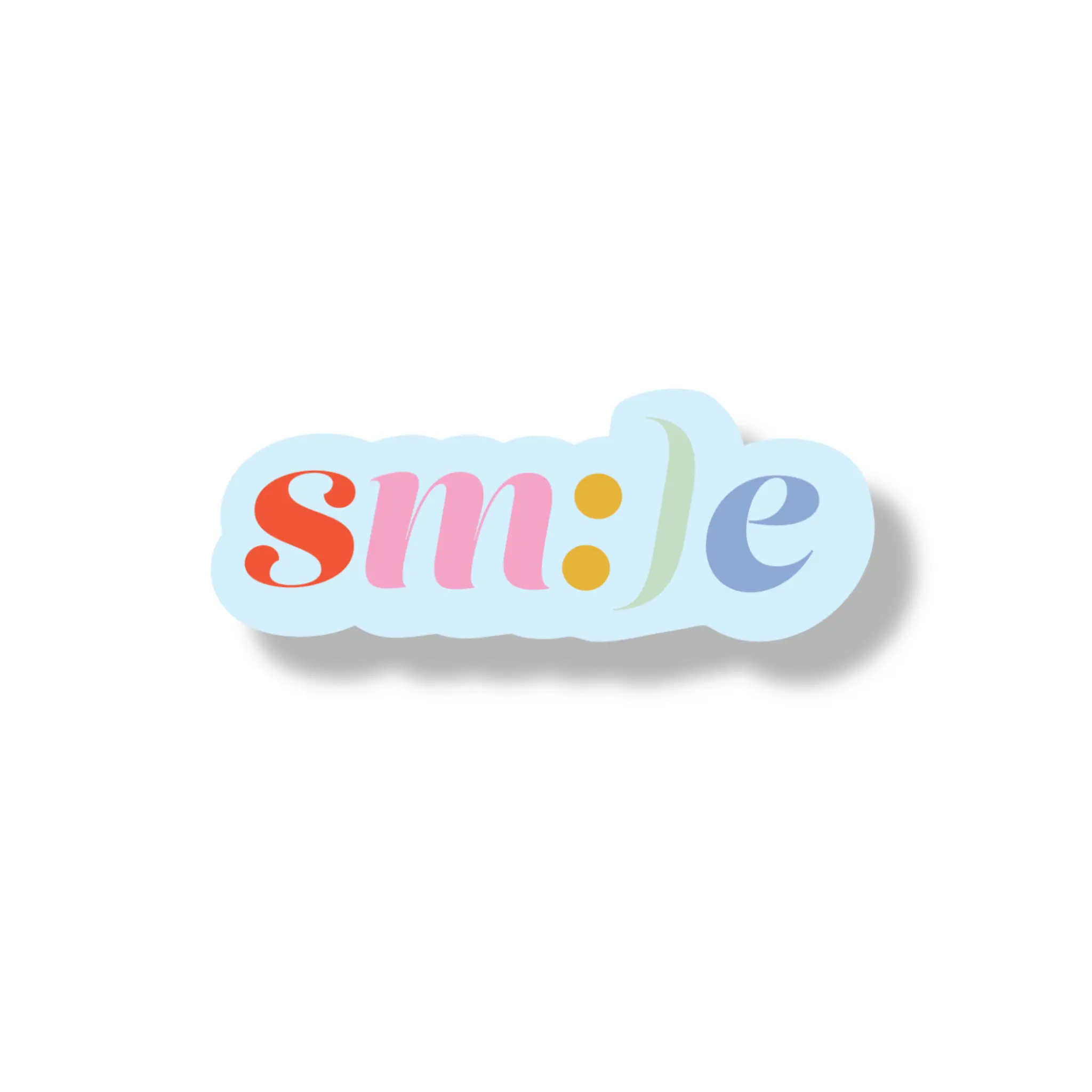 Smile sticker