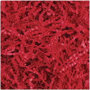 Amscan Red Paper Shred - 2 Ounce Bag (181031) for Gift Wrapping and Baskets