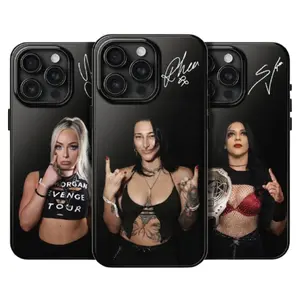 3 Styles WWE Female Wrestler Iconic Signature Phone Case, Legendary Wrestler Collection, Iconic Woman Wrestling Star Black Phone Cover, Gifts For American Professional Wrestling, Trending 26 0