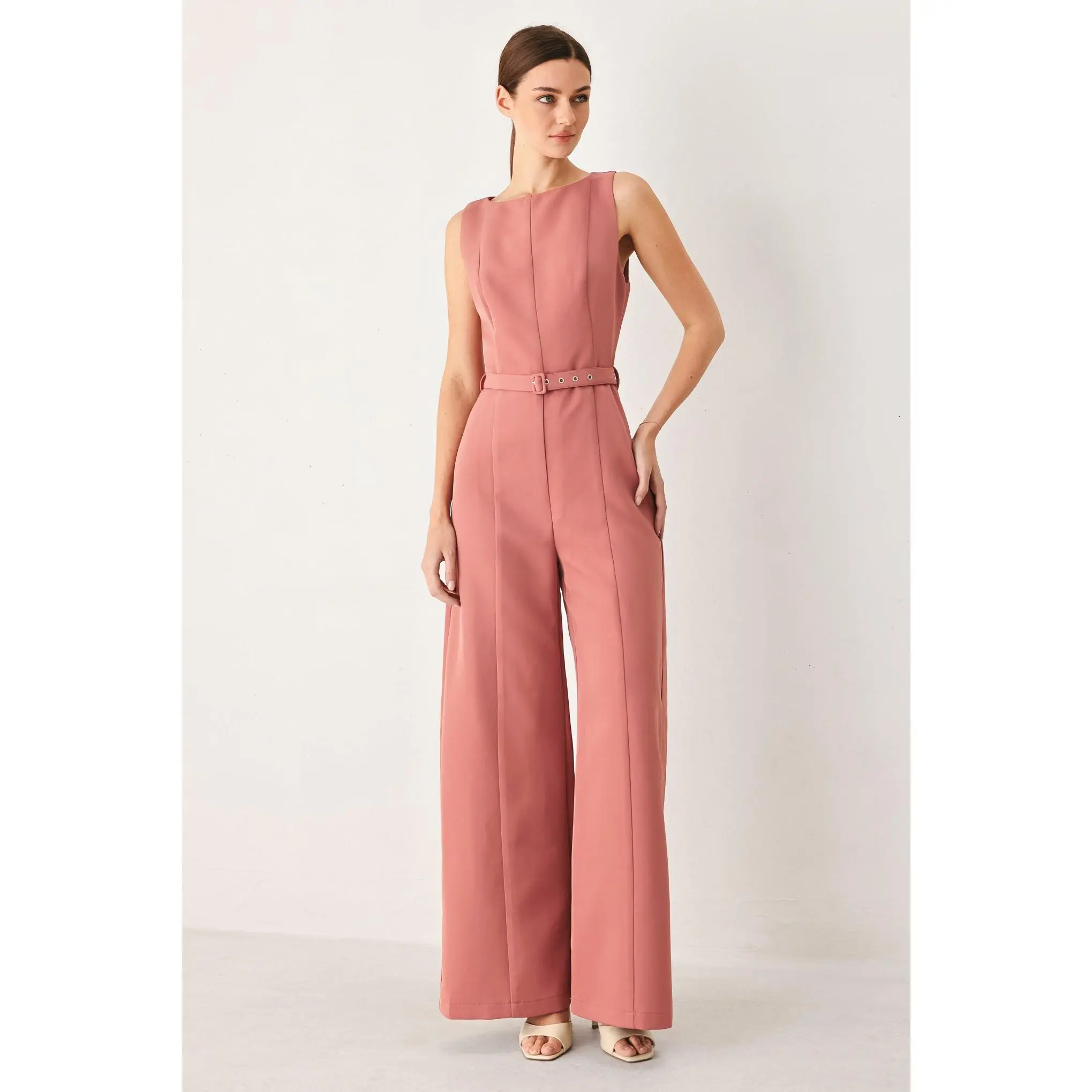PRETTY MOMENT WOVEN JUMPSUIT