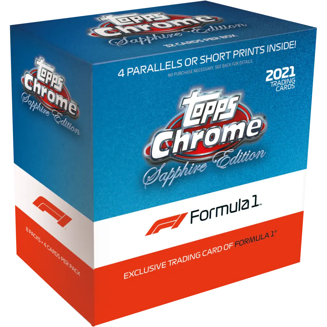 2021 Topps Chrome Formula 1 Racing Sapphire Edition Box