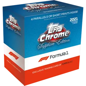 2021 Topps Chrome Formula 1 Racing Sapphire Edition Box