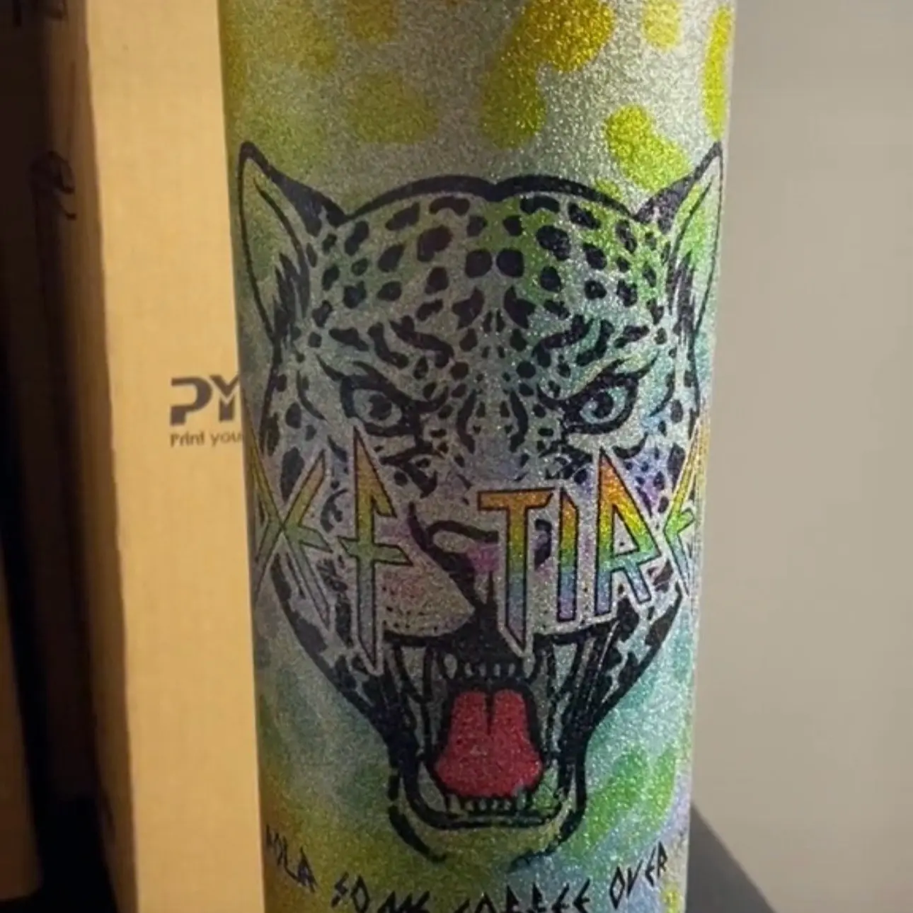 20 oz Silver Tumbler Sublimated 'Def Tired' - Perfect for Your Beverage Needs - Bottle, Drinkware