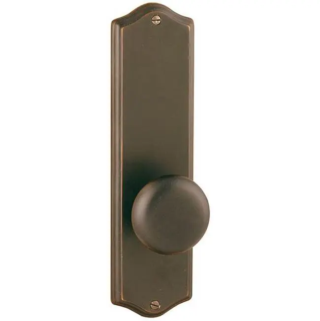 Emtek 8811BT Privacy , Sideplate Locksets Colonial Non-Keyed 9" , Belmont Knob