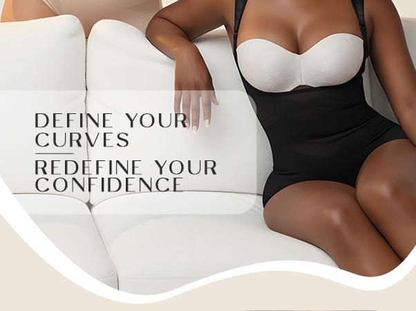 SHAPSHE Tummy Control Shapewear Bodysuit for Women Faja Body Shaper Butt Lifter Panty Girdles