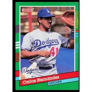 Carlos Hernandez 1991 Donruss #711 RC Los Angeles Dodgers