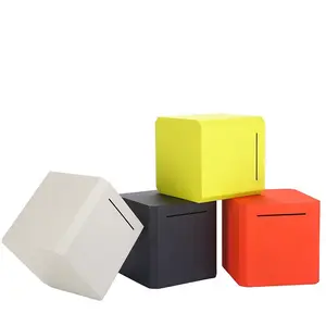 Thickened Anti-Fall Stainless Steel Piggy Bank, Lucky Savings Creative Gift