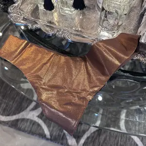 Commando Precious Metal Thong in Copper Shimmer