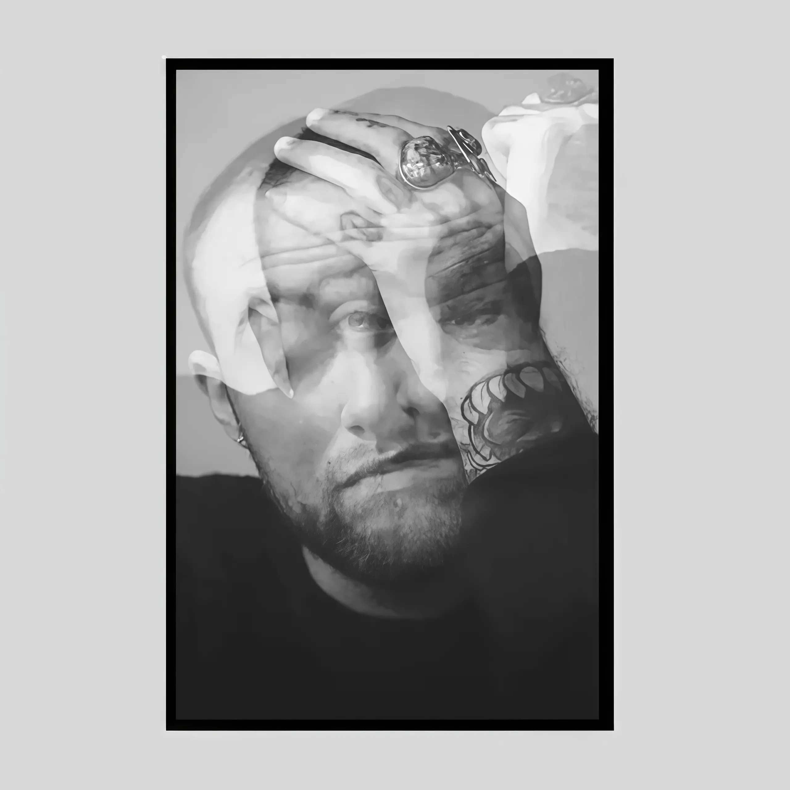 Mac Miller Circles Album Inspired Vibrant Poster Print, Vintage Retro Hip Hop Music Wall Art, Home Supplies for Kid Room & Home Bar Room Decorations