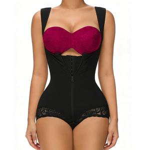 JOSHINE SHAPER Fajas Moldeadoras Shapewear Tummy Control Full Body Shaper Post Surgery Compression Garment with Invisible Zipper & Adjustable Hooks for Women Soft Adjustable Bodysuit Clothes Lace Valentine's Day Gifts
