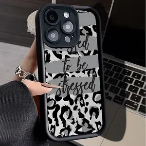 Creative Black Leopard,Compatible with iPhone X/XS/XR/XSMAX/11/12/13/14/15/16,Personalized,Silicone