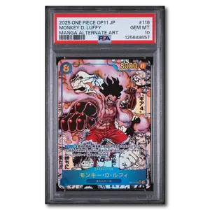 PSA 10 Monkey D Luffy OP11 MANGA Japanese #118