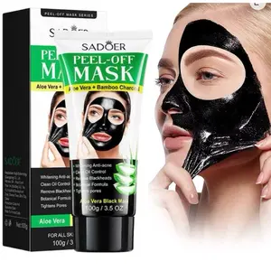 Activated Charcoal Blackhead Remover Peel-off Facial Mask, Purifying Deep Cleanser for All Skin Types, 120ML/8.9OZ