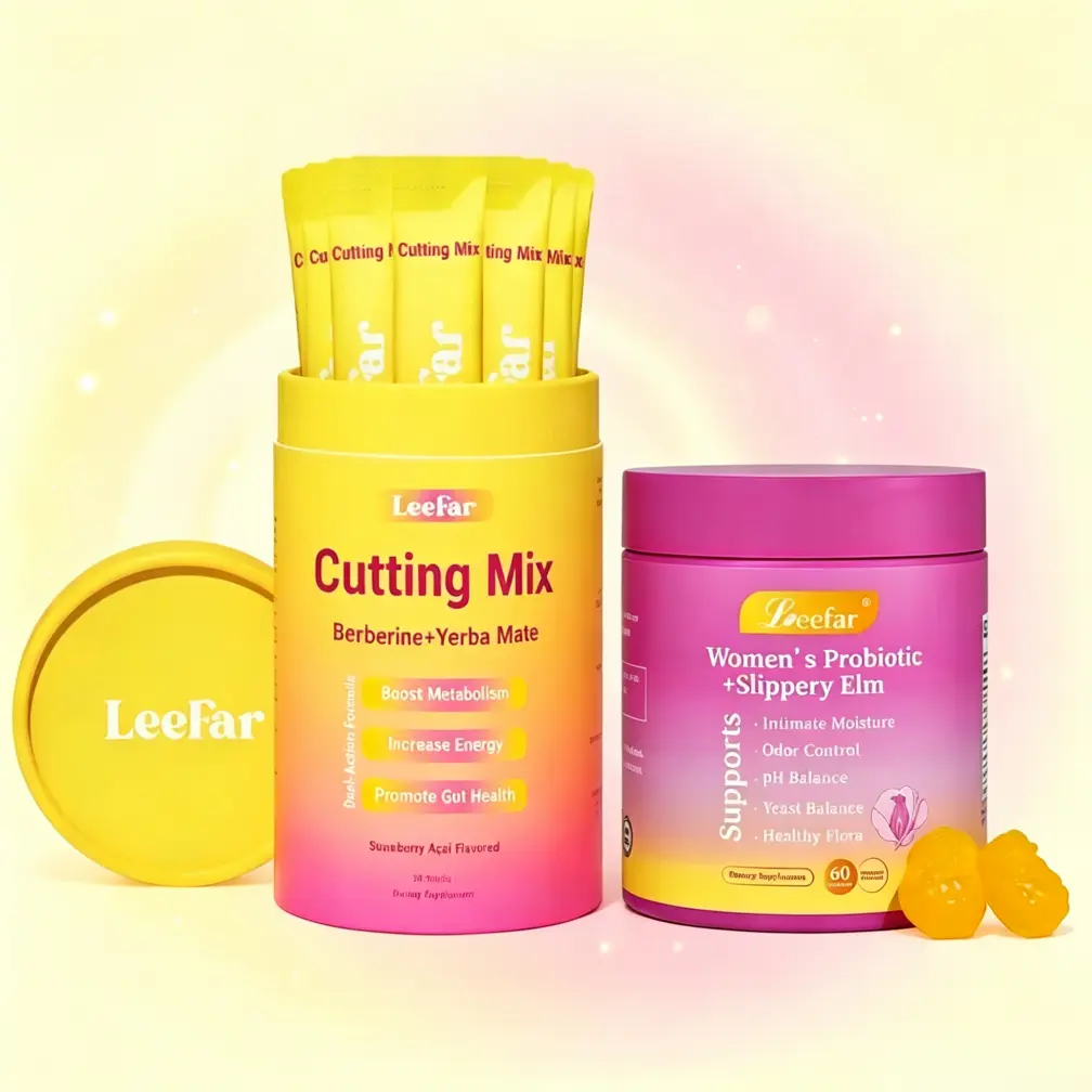 Glow Up Duo — She Juicy Women’s Probiotic + Slippery Elm & Cutting Mix with Berberine + Yerba Mate Support