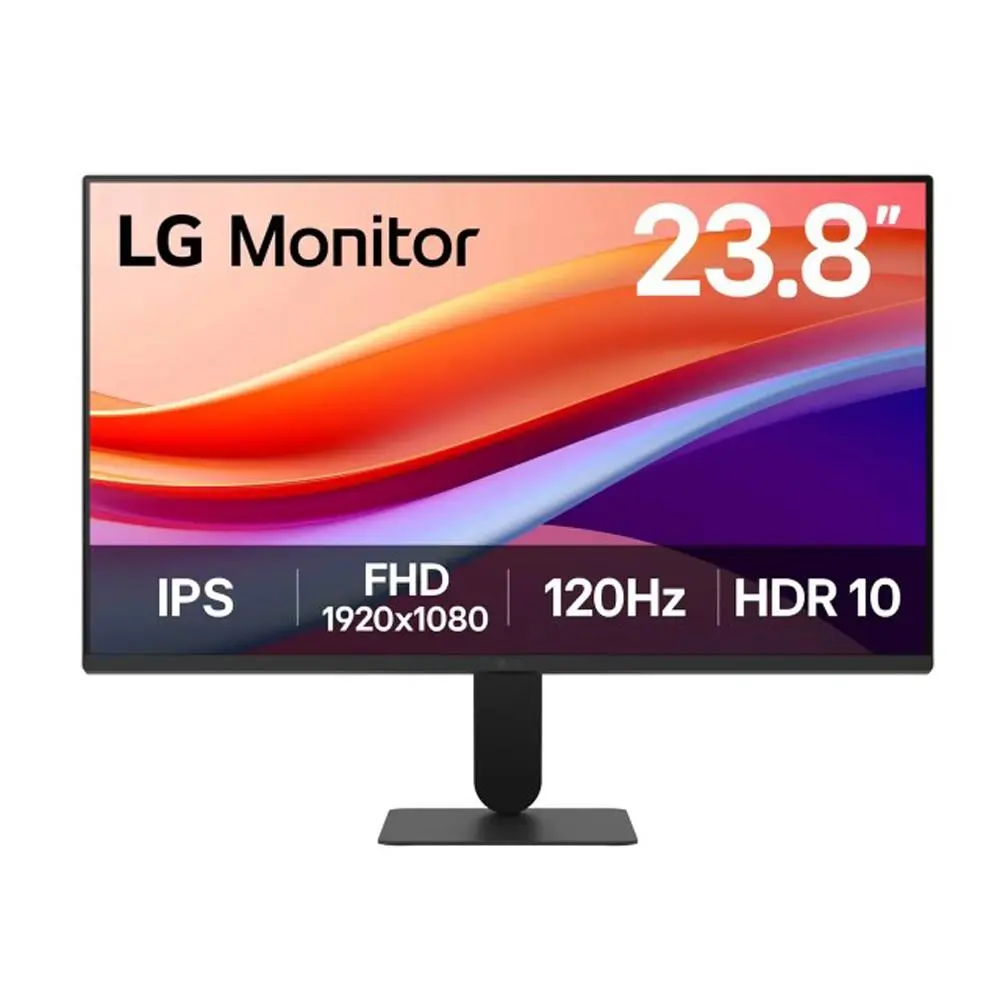 LG 24-inch IPS Full HD 120Hz monitor with virtually borderless design