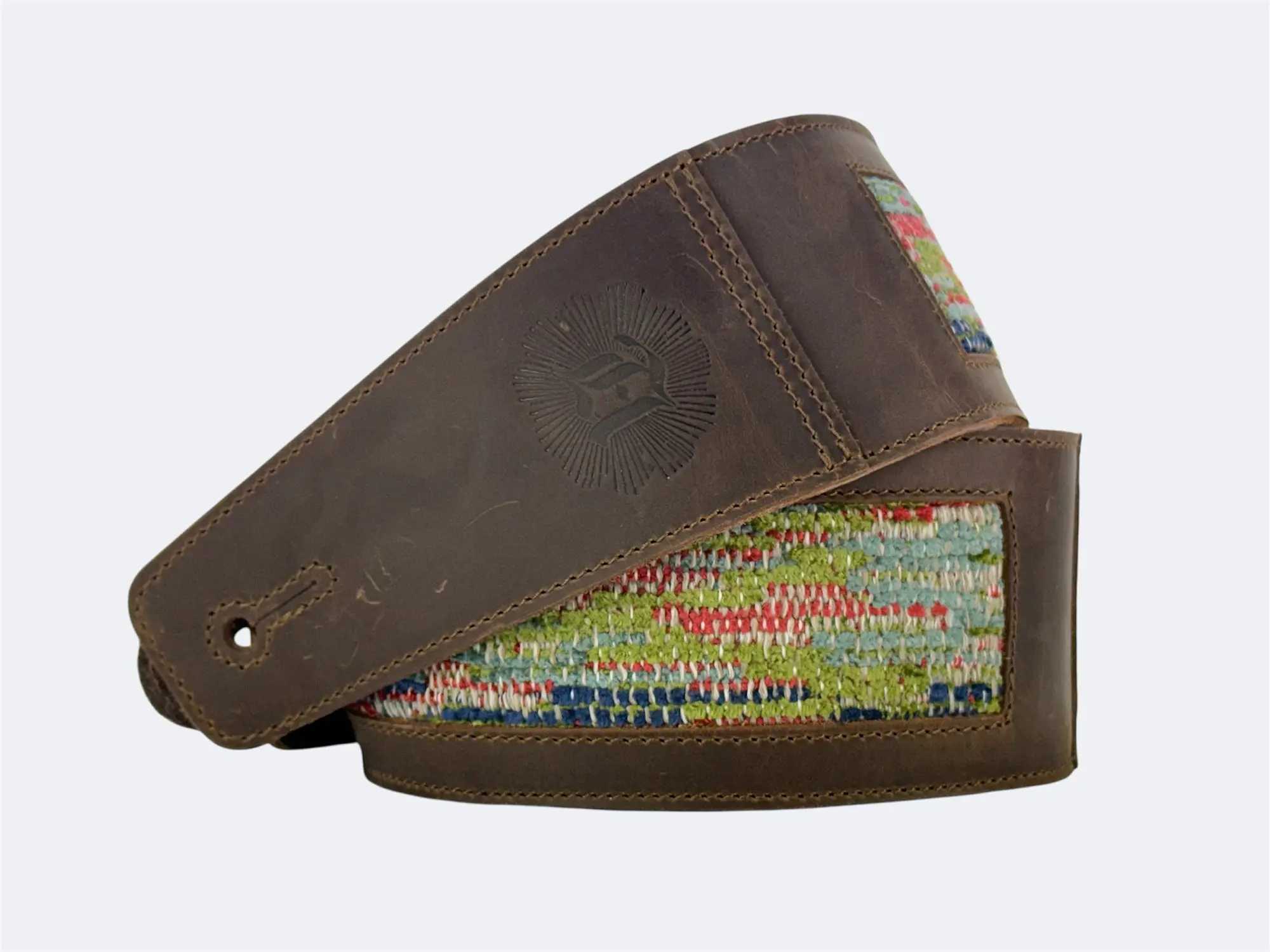Ripple - Whiskey Brown Leather Guitar Strap - Numbered Limited Edition