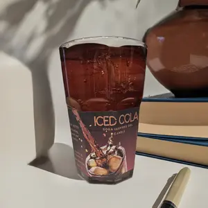 Cola Inspired Gel Candle 8 oz Aroma Freshener for Home Decor 100+ Hours Burn Time Cozy Fragrant Perfect for Ornaments & Decoration Scent Light Fragrance Scented Perfume