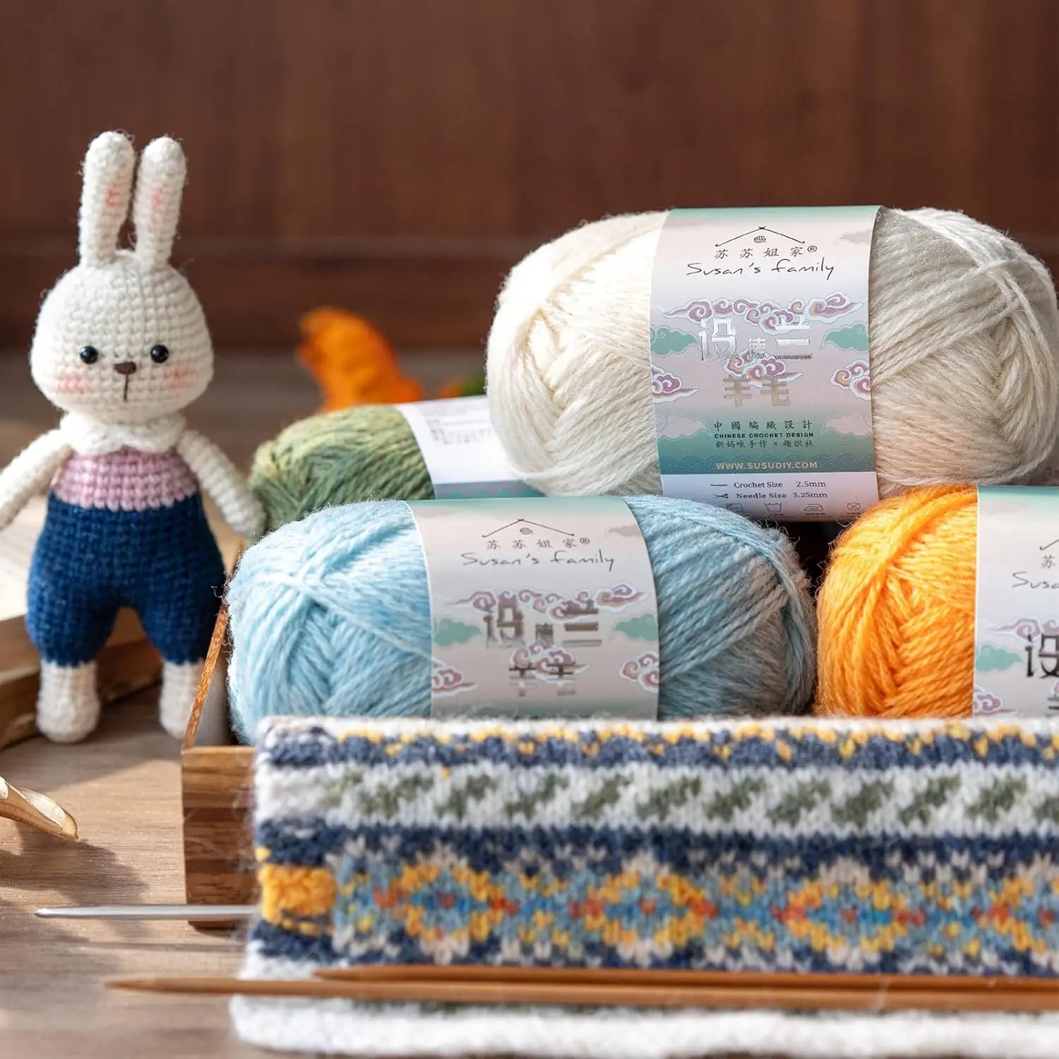 Susan’s Family Assorted Color Yarn, 4 Packs x 25g/137yds Shetland Wool Blend (77% Wool-23% Nylon, 18WPI) - Soft, Durable for Amigurumi Crochet, Crochet Animals, Cozy Knit Cold-Weather Projects (05#Aspen Gold,08#Blazing Orange,10#Orange Rust,11#Cameo Rose) Susan’s Family Assorted Color Yarn, 4 Packs x 25g/137yds Shetland Wool Blend (77% Wool-23% Nylon, 18WPI) - Soft, Durable for Amigurumi Crochet, Crochet Animals, Cozy Knit Cold-Weather Projects (05#Aspen Gold,08#Blazing Orange,10#Orange Rust,11#Cameo Rose)