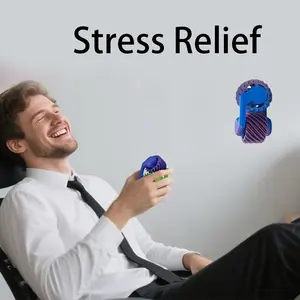 Fidget Spinner Two-In-One Finger Toy, Mini Dual Gear Rotation Stress Relief, Compact Design for Anxiety Reduction, Ideal Gift for Adults & Kids