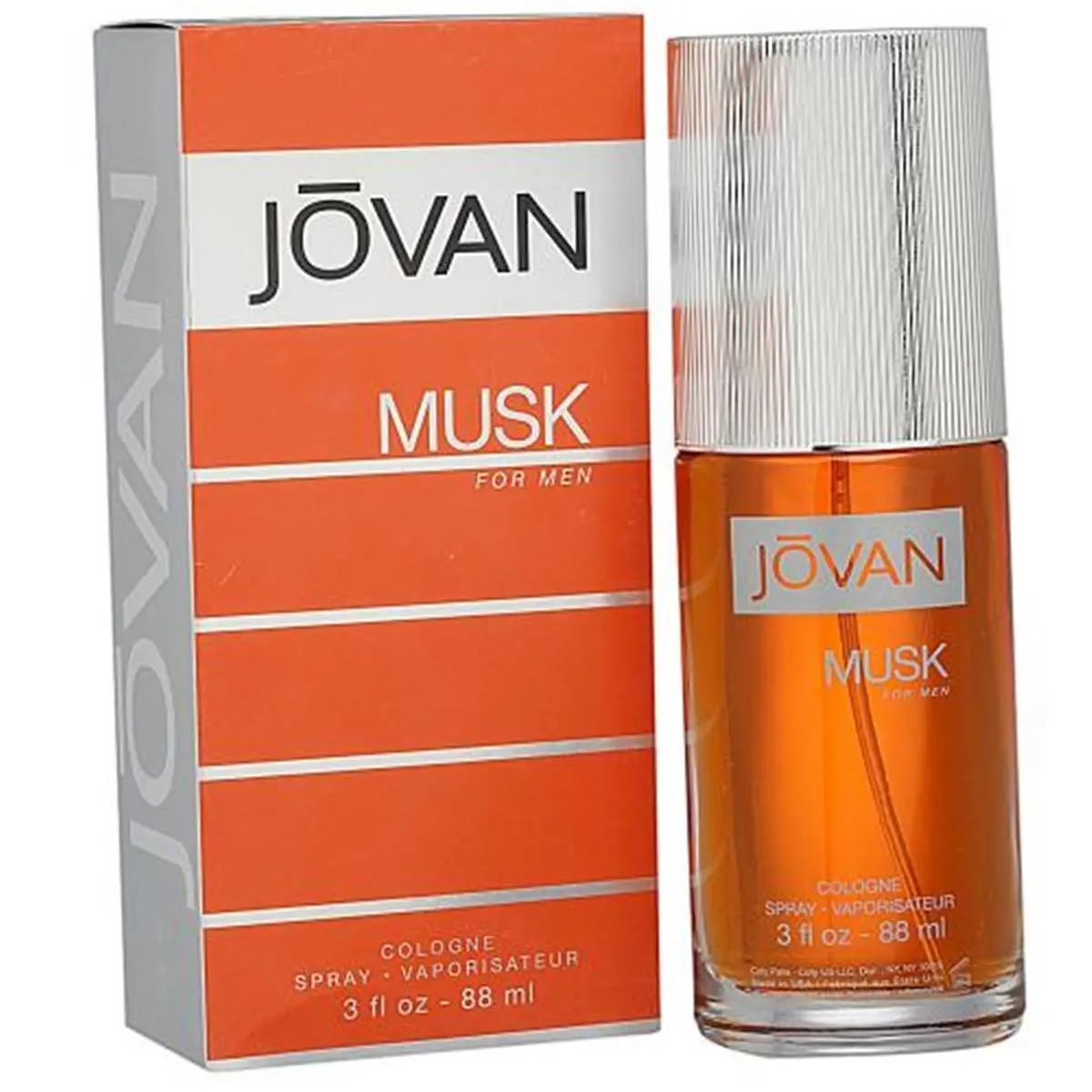 Jovan Musk Cologne Spray for Men, Long Lasting Musk Woody Spice and Amber, A Signature Scent Men's Fragrance, Spicy Amber, 3 Oz, Casual Spice, Any-Time Wear, Finest Ingredients, Amber Scent Men's Fragrance
