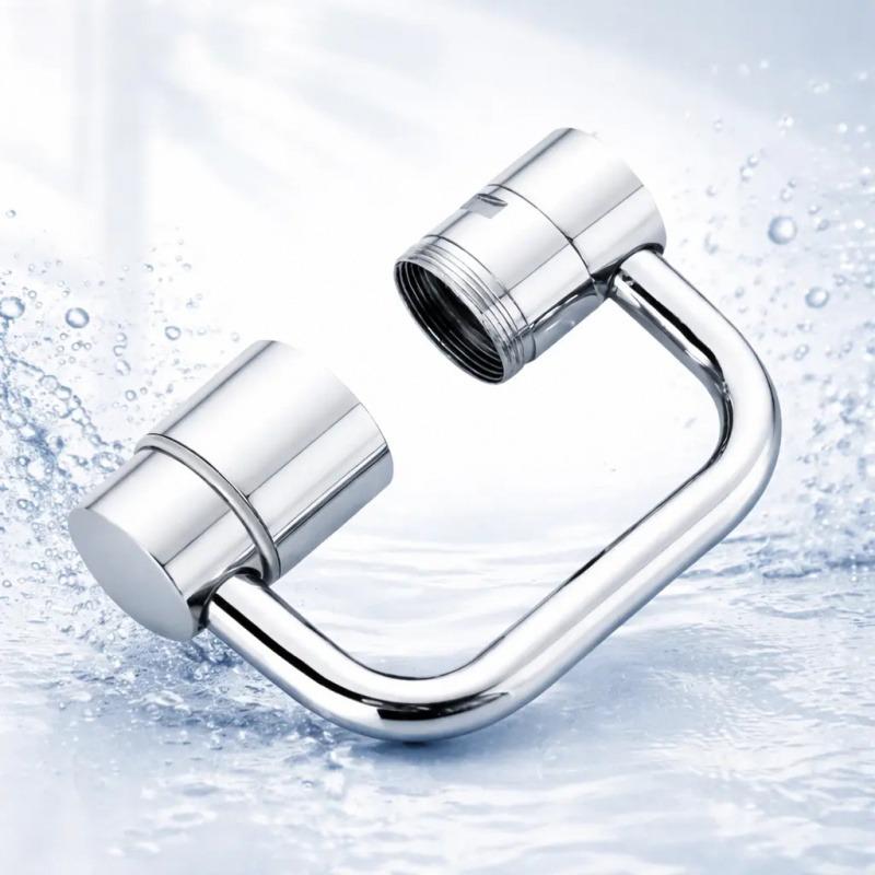 1440 Rotation Faucet Aerator for Toddlers Dual Sprayer Mode Bathroom Kitchen Tap Head Replacement Smart Face Washing Accessory Extension