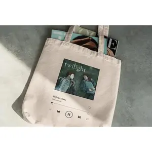 Edward And Bella Tote Bag - Twilight Tote Bag - Edward Cullen Tote Bag - Trendy Aesthetic - Eco Tote Bag - TV Series Gift - Valentines Gift